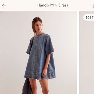 NWT Free People Harlow Mini Dress